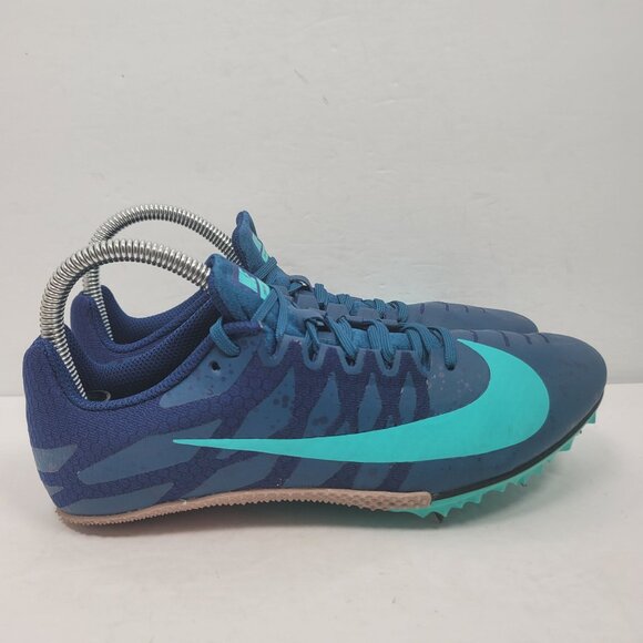 Nike Zoom Rival S Men's Blue Track Sprint Spikes Cleats 907564-402 US Size 6.5 - Picture 1 of 8